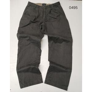 Dockers 04 Relaxed Fit Comfort Dress Casual Green 34x34 Dress Pants